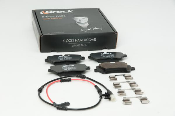 BRECK Bremsbelagsatz, Scheibenbremse